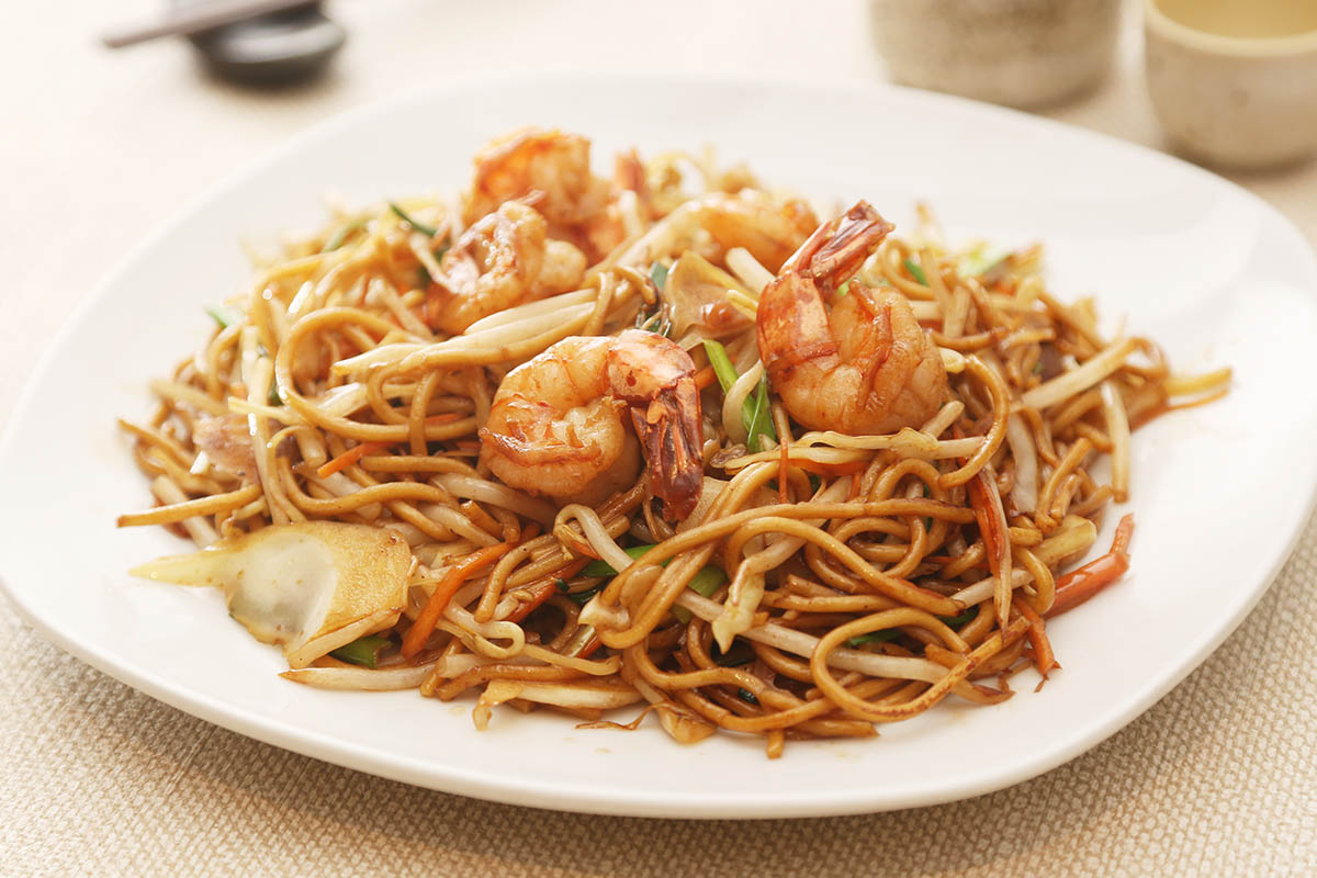 H12A.Nouille sauté crevettes
