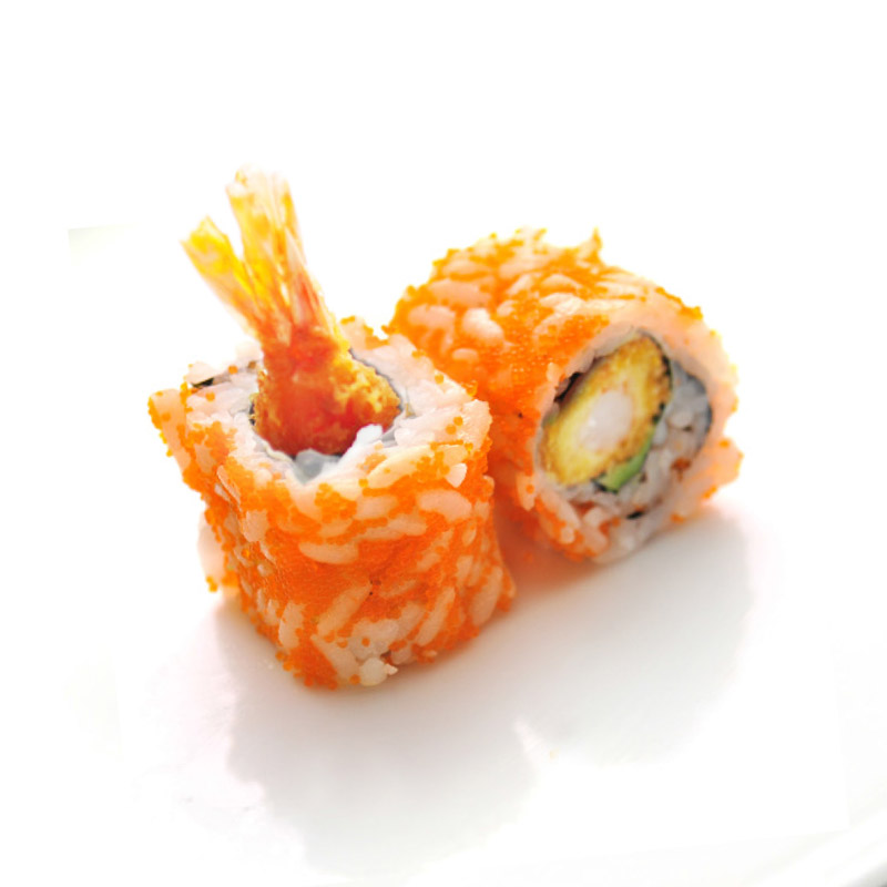 RO6.Tobiko tempura crevette